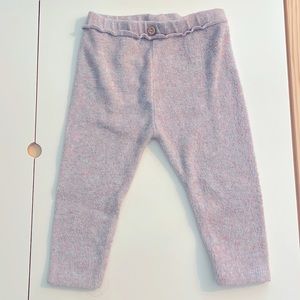 Zara girls fleece lavender pants